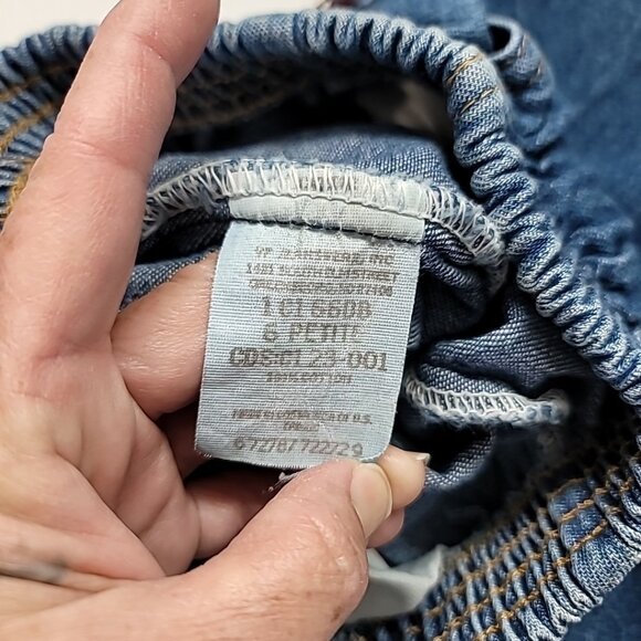 VTG Chic Comfort Collection Women's Size 6P Petite Misses NWT Pull On Mom Jeans - Picture 15 of 16